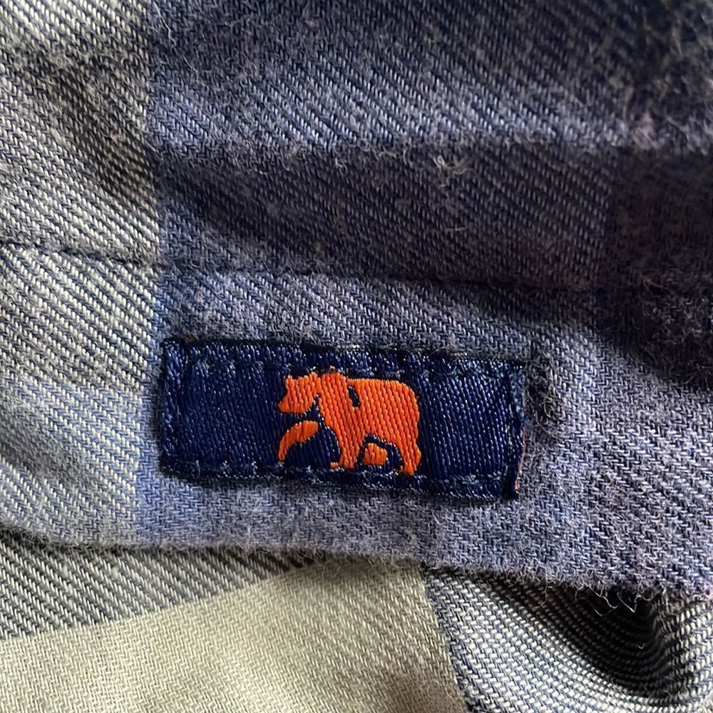 Normal Brand Blue & Gray Plaid Button Down - Picture 6 of 7